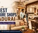 Best Furniture Shop in Madurai featuring premium sofas, dining tables, bedroom furniture, wardrobes, and home décor in a modern showroom.