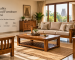 High-quality teak wood furniture in Madurai at Kaizen Home Decor